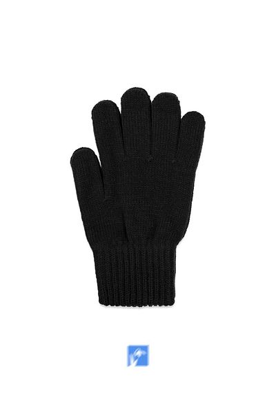 Kardelen Butik Denizli New Autumn and Winter, Solid Color Windproof Acrylic Gloves for Adult