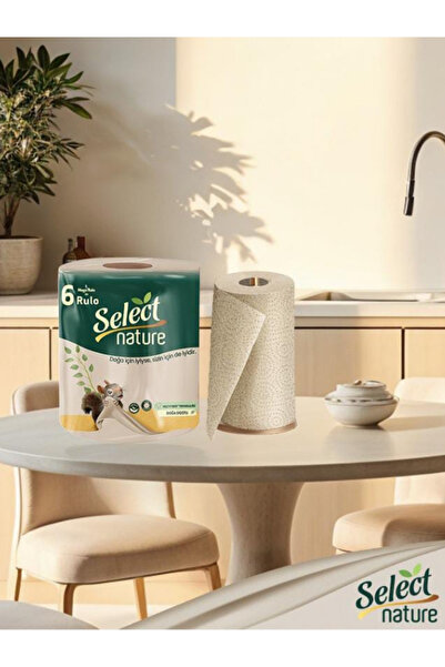 Select Nature Mega Organik Rulo Havlu Kağıt