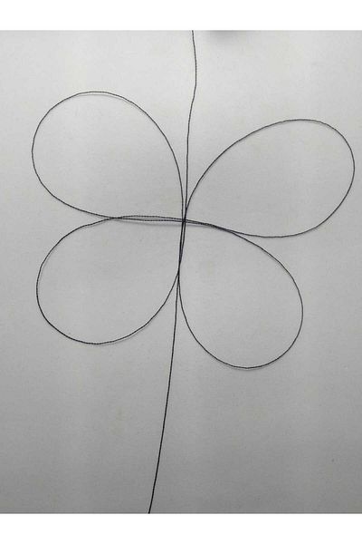 Eskişehir hobi sanat 0,2 mm 200 μέτρα κορδόνι χάντρες προσευχής μαύρο χρώμα (πιο λεπτό κορδόνι χάντρες προσευχής)