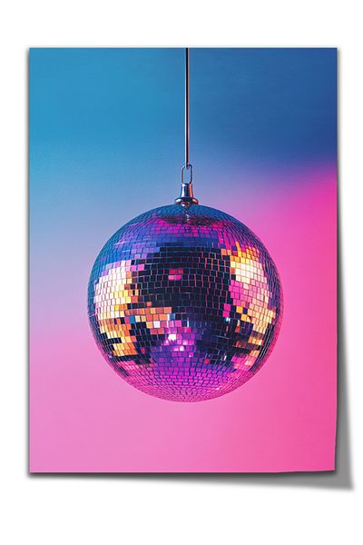 Taranist Αφίσα Disco Ball Disco Head