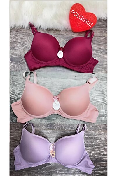 ADEN TİCARET Жіночий бюстгальтер без кісточок на кісточках Micro 3 шт.