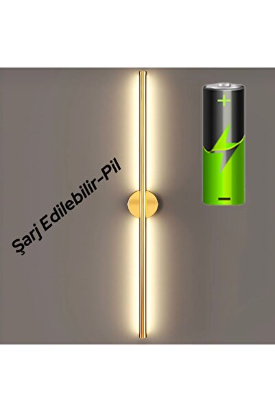 astricon Modern Kablosuz Tak Çalıştır Ledli Şarjlı Aplik Duvar Aydınlatması (...