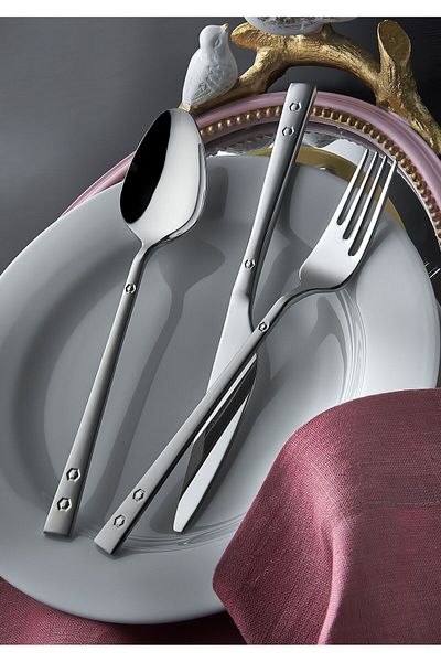 Yetkin Simple Diamond Sweet Knife Set of 12