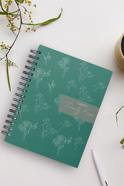 pcpapiruscraft A5 SPIRAL UNLIMITED PLANNER ΑΓΕΝΤΟ-12 ΜΗΝΩΝ-ΑΝΘΙΣΤΑ