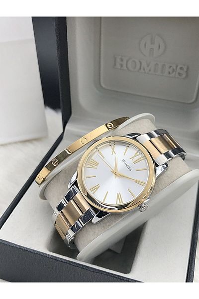 Homies New Season Steel Bracelet Wrist Watch with Gift - Hmsby- 2024121032