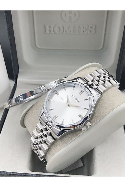 Homies New Season Steel Bracelet Wrist Watch with Gift - Hmsby- 2024121037
