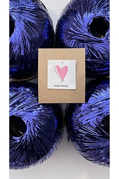 Makromİps Premium Metallic Raffia - Σετ 4 τμχ Glittery Shiny βραδινό φόρεμα από πολυεστέρα τσάντα και καπέλο