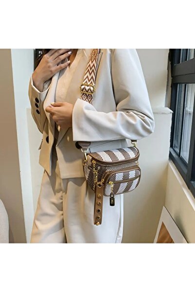 Yasee Kadınlar için Retro Tarzı Çapraz Askılı , Kareli Geniş Omuz Çantası İş ...