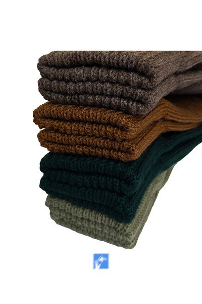 Kardelen Butik Denizli New Autumn and Winter, Solid Color Windproof Acrylic Cut Finger Gloves for Adult