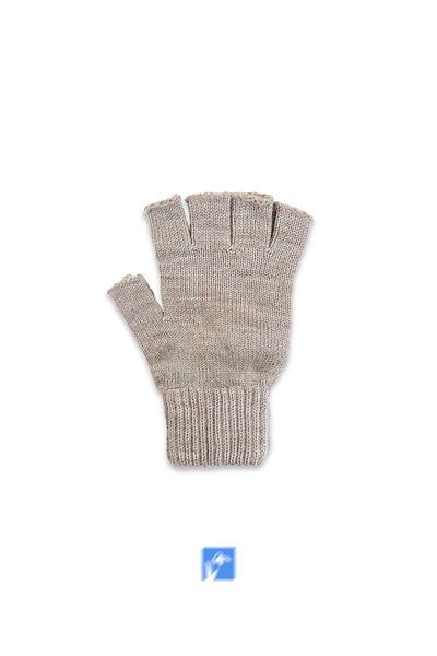 Kardelen Butik Denizli New Autumn and Winter, Solid Color Windproof Acrylic Cut Finger Gloves for Adult