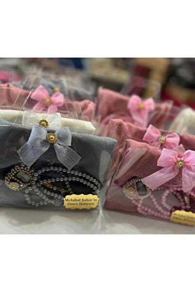 Hashim Group 10'lu Paket Kadın Umre, Hac ,Mevlüt Hediyelik Seti, Pamuk Tülben...