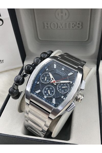 Homies Men's Watch Natural Stone Bracelet New Season with Gift Hmsek- 2024121047