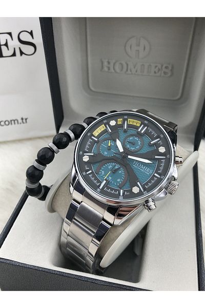 Homies Men's Watch Natural Stone Bracelet New Season with Gift Hmsek- 2024121044