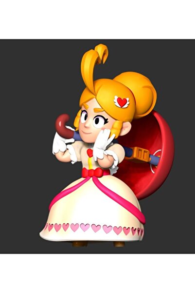 Giftbox3d BRAWL STARS CUPID PIPER KARAKTER FİGÜRÜ 20CM