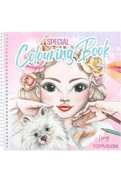 Top Model كتاب تلوين بتصميم ورقي 041246 ب_أ
