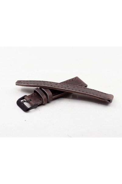 alpnilaksesuar Genuine Leather Watch Strap 20mm Diameter Brown Different Buckle Colors