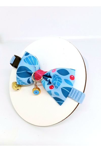 Sempati Store Elastic Bell Bow Tie Cat Collar