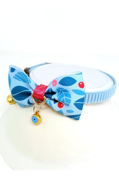 Sempati Store Elastic Bell Bow Tie Cat Collar