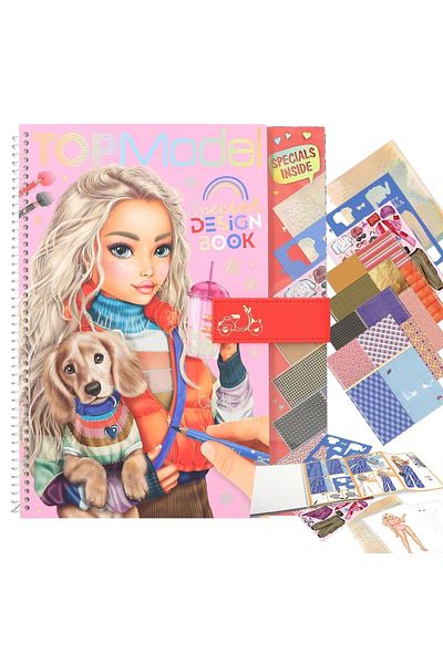 Top Model TOPModel كتاب تصميم قماش منقوش خاص -0412725_أ