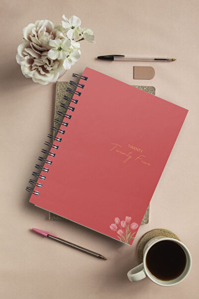 pcpapiruscraft A5 SPİRALLİ SÜRESİZ PLANLAYICI AJANDA-12 AYLIK-SADE MODELLER