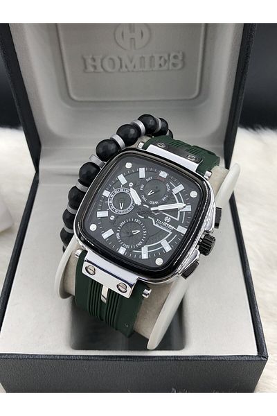 Homies Men's Watch Natural Stone Bracelet New Season with Gift Hmsek- 2024121058