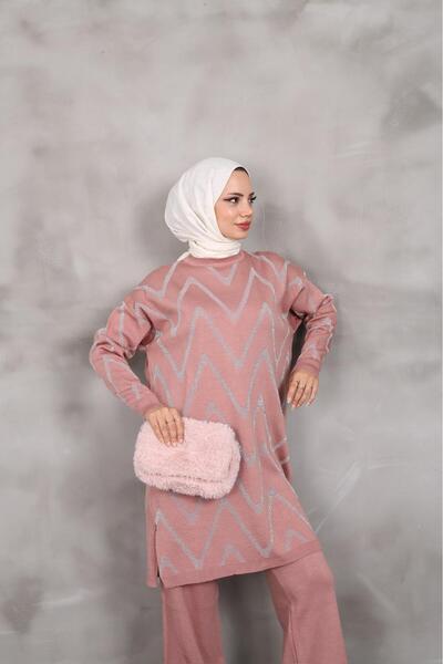 MODA Simli Triko Tunik