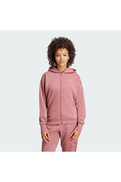 adidas Iy6806 Model Dámská mikina Rosu s kapucí
