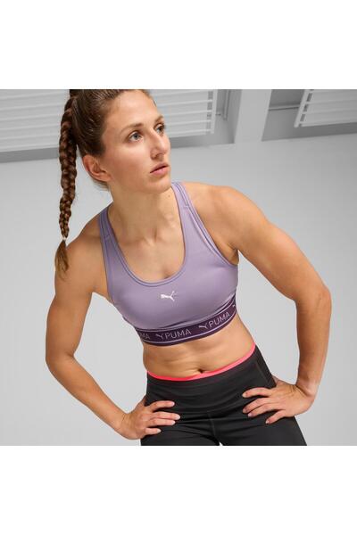 Puma ELASTICKÁ PODPRSENKA 4KEEPS – P bledo slivková