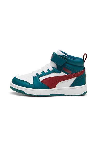 Puma Rebound V6 Mid Ac+ Ps - Cold Green-Al Lightweight Basketball Shoes