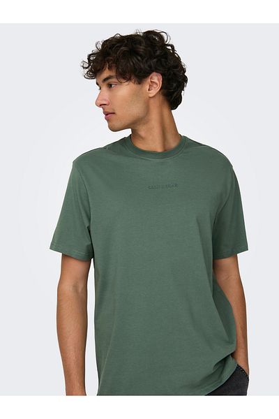 Only & Sons Onsmax Life Ss Stitch Tee Noos 22025208 Dark Forest