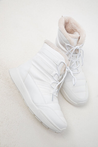 SOHO White Women's Boots & Booties 20137