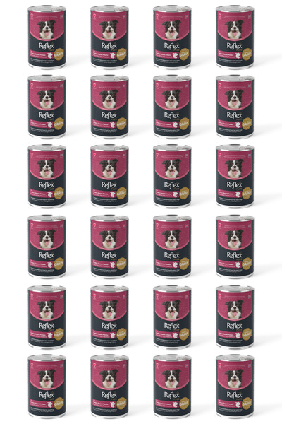 Reflex Köpek Konserve Kuzu Etli & Tatlı Patatesli Chunks in Gravy 400 Gr x 24 Adet