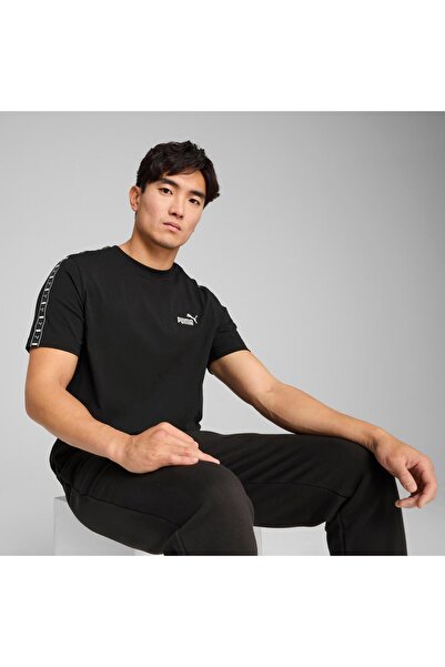 Puma تي شيرت PUMA أسود ESS TAPE