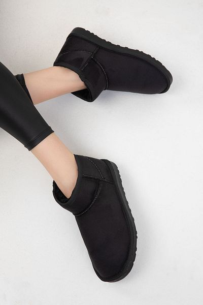 SOHO Black Suede-Black Women's Boots & Bootie 20024