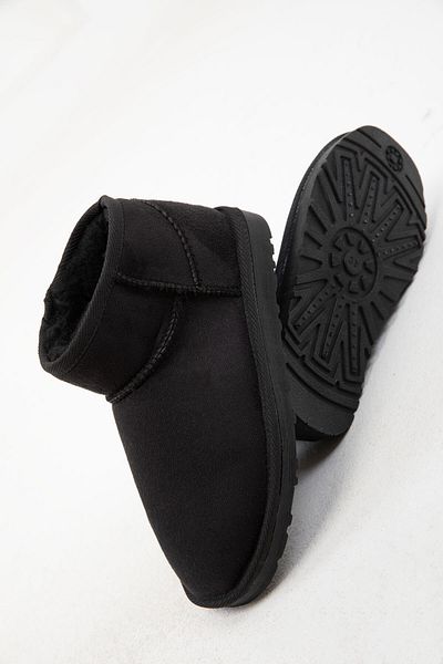 SOHO Black Suede-Black Women's Boots & Bootie 20024