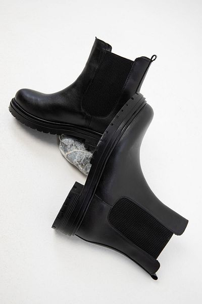 SOHO Μαύρες γυναικείες μπότες - 19998 Model Bootie