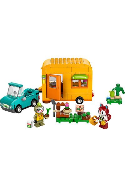 LEGO ®   Animal Crossing ™   Leif Caravan and Garden Shop 77054 - 7+ Toy Construction Set (263 Pieces)