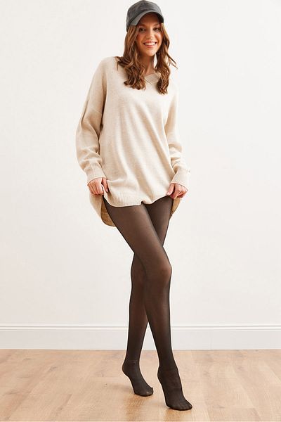 Olalook Damenstrumpfhose mit Plüsch-Dessous-Design – TYT- 19000088