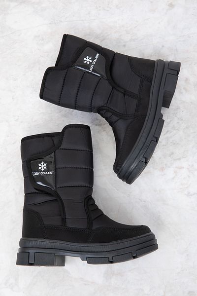 SOHO Schwarz-Schwarze Kinderstiefel und Stiefeletten 20145