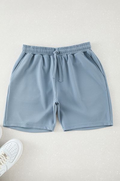 Trendyol Collection Μπλε σορτς και βερμούδες - TMNSS25SR00022