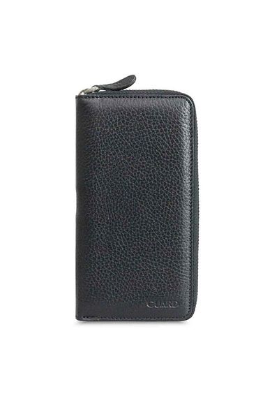 GUARD Black Zippered Portfolio Wallet - GRD2403XW22340