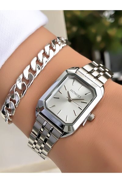 Homies Original Invoice Waterproof Women's Wrist Watch with Bracelet Gift