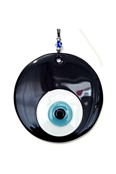 FREEDOM STOREE Evil eye beaded black glass handmade wall decoration
