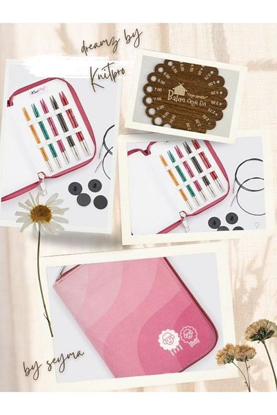 BALIM ÖRGÜ EVİ Knitpro Dreamz Starter - 13 cm Replaceable Skewers Set ( 200632 )