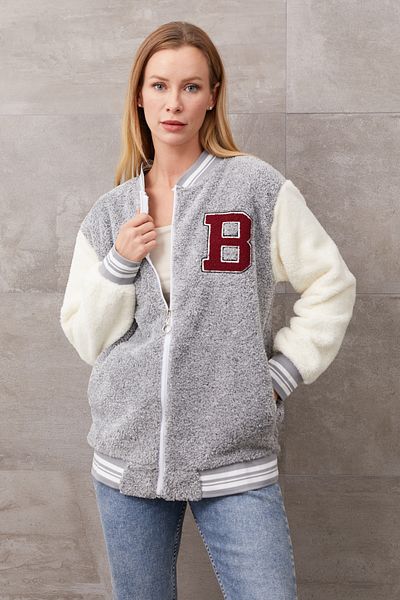 DPARİS Embroidered Plush Jacket