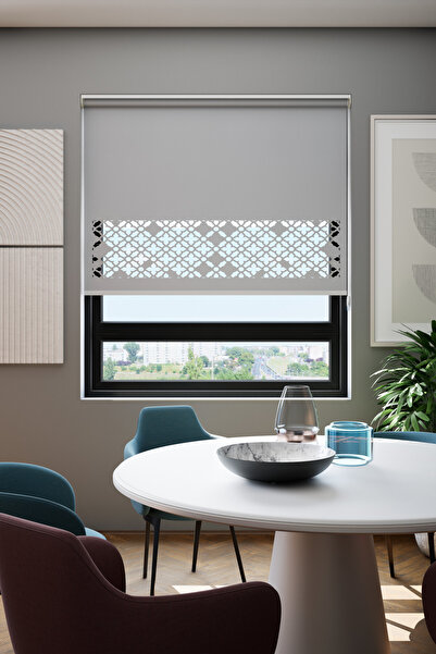 Genel Markalar Lazer Kesim Mat Stor Perde, Lazer Kesimli Klasik Serisi, C-131...