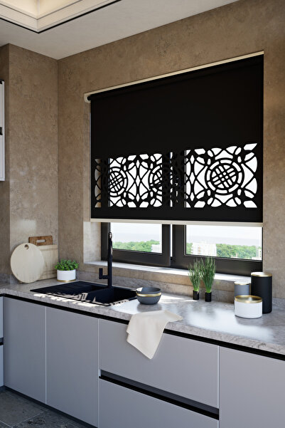 Genel Markalar Lazer Kesim Mat Stor Perde, Lazer Kesimli Klasik Serisi, C-600...