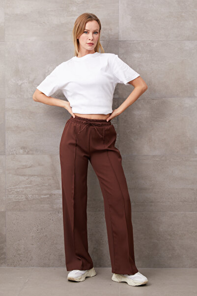 DPARİS Elastic Waist Grass Trousers
