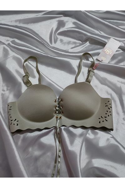 UMT Underwear Sutien push-up cu detaliu din dantelă, fără sudură, tăiat cu laser