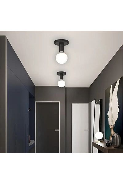 VENON 1Pcs Ricardo Black Plafonier Room Hall Doorway Hallway Hall Sconce Bathroom Hotel Lighting Bedroom